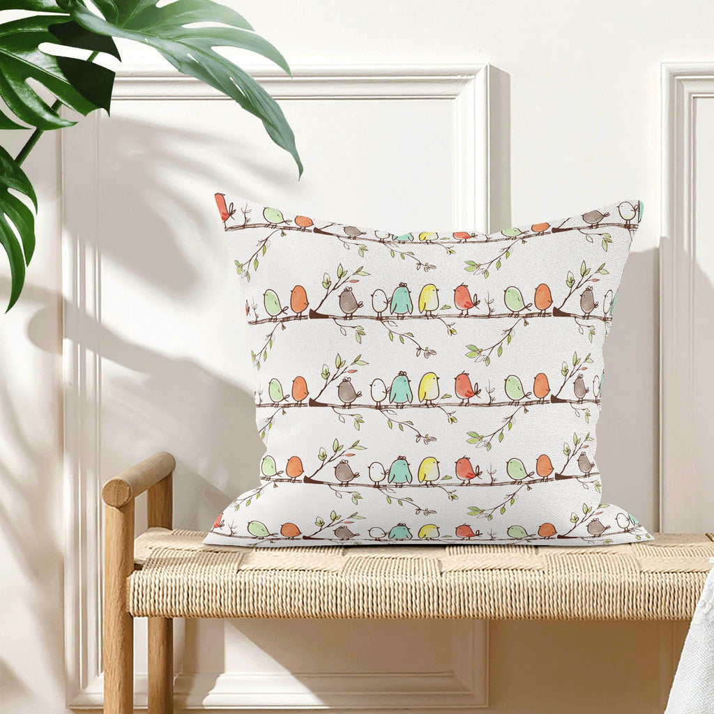 Birds On A Branch Cushion Cover Cushion Cover animal Printed Offshore