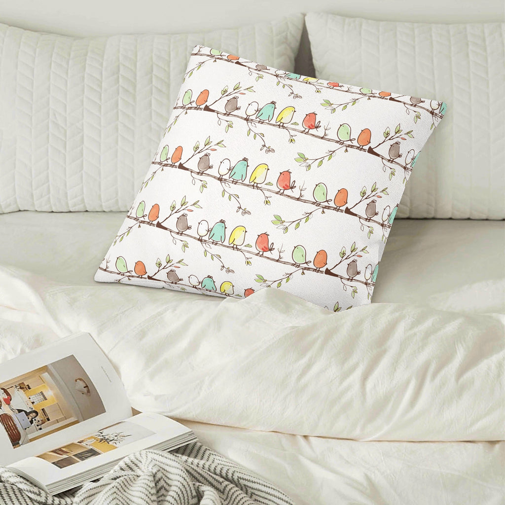 Birds On A Branch Cushion Cover Cushion Cover animal Printed Offshore