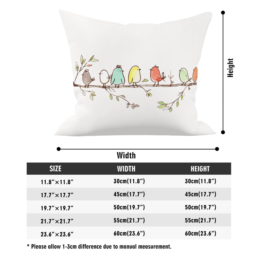 Birds On A Branch Cushion Cover Cushion Cover animal Printed Offshore