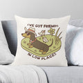 Dachshund, Ive Got Friends In Low Places Cushion Cover 2XL Cushion Cover animal Printed Offshore
