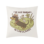 Dachshund, Ive Got Friends In Low Places Cushion Cover Cushion Cover animal Printed Offshore