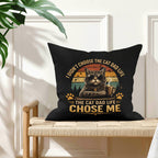 Cat Dad Life Cushion Cover Cushion Cover animal Dad Printed Offshore
