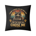 Cat Dad Life Cushion Cover Cushion Cover animal Dad Printed Offshore