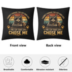 Cat Dad Life Cushion Cover Cushion Cover animal Dad Printed Offshore