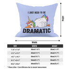 Dramatic Rainbow Unicorn Goose Cushion Cover Cushion Cover animal Printed Offshore