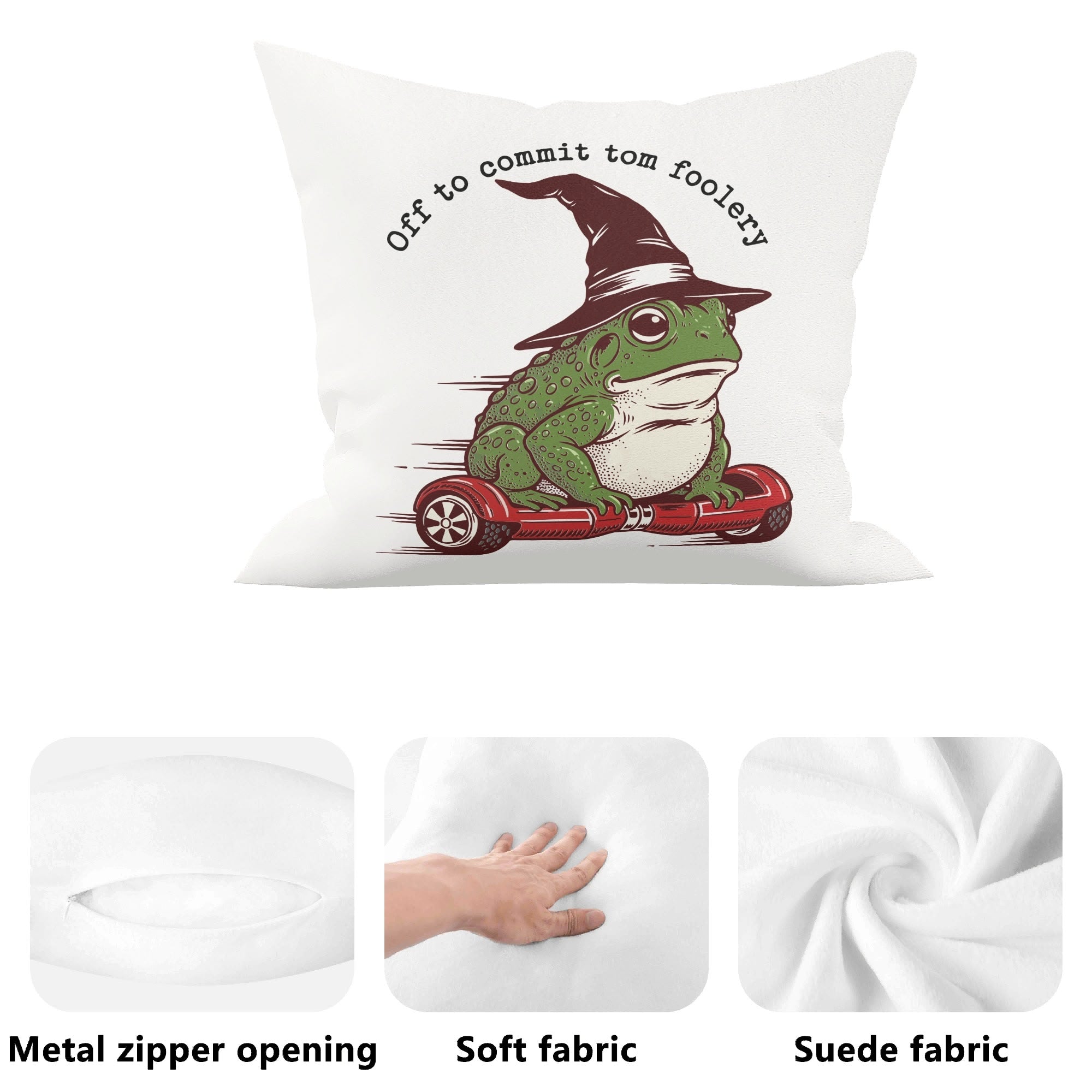Off To Commit Tom Foolery Cushion Cover Cushion Cover animal Printed Offshore