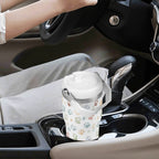 Personalised Paw Print 20oz Stainless Steel Tumbler Screw On Lid With Straw Personalised 20oz Tumbler with Top Handle animal Printed Offshore