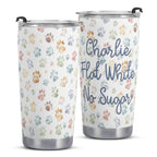 Personalised Paw Print, Coffee Order Stainless Steel 20oz Travel Mug Personalised 20oz Travel Mug animal Printed Offshore