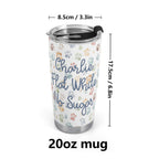 Personalised Paw Print, Coffee Order Stainless Steel 20oz Travel Mug Personalised 20oz Travel Mug animal Printed Offshore