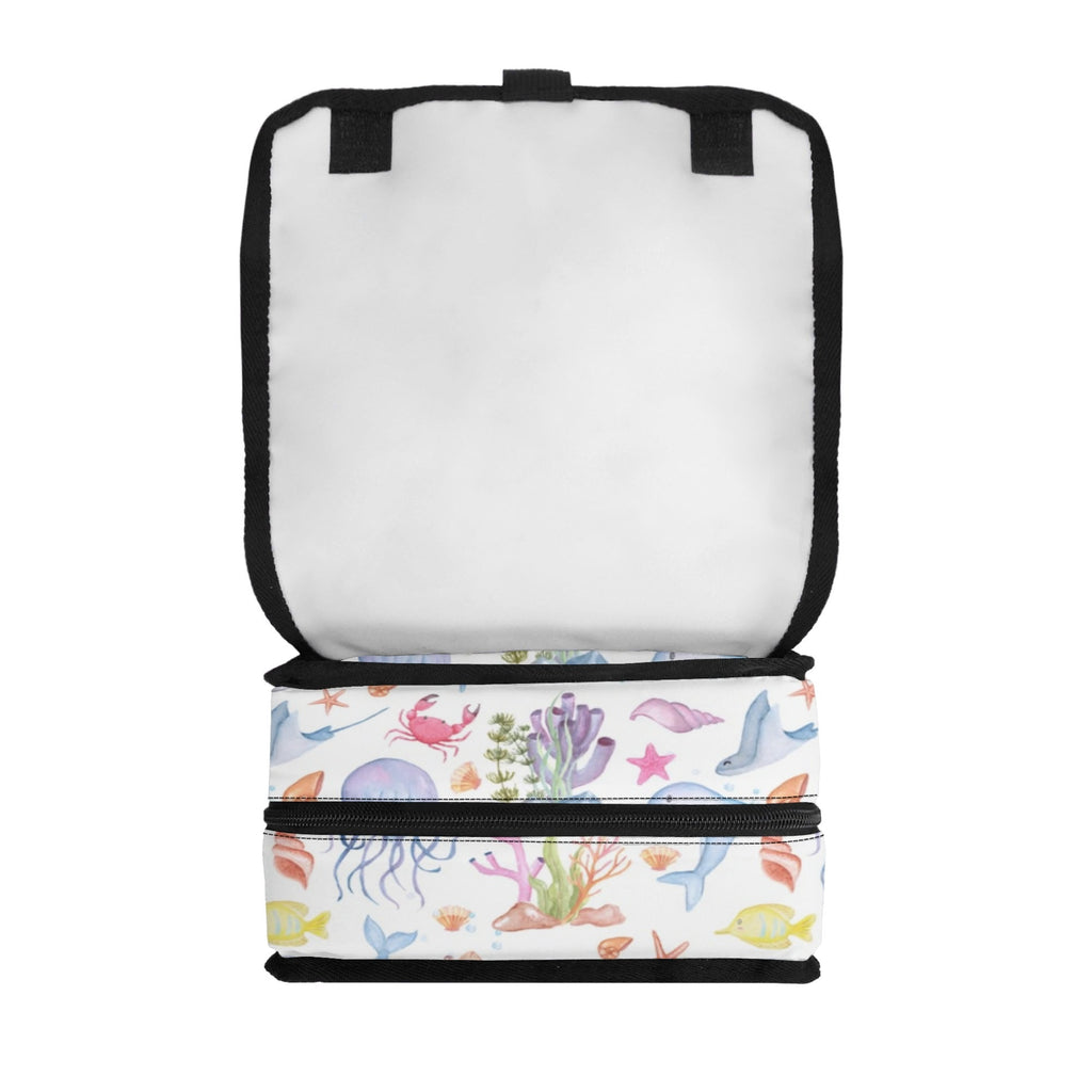 Personalised Under The Sea Flip-top Lunch Bag Personalised Flip Top Lunch Bag Ocean Printed Offshore