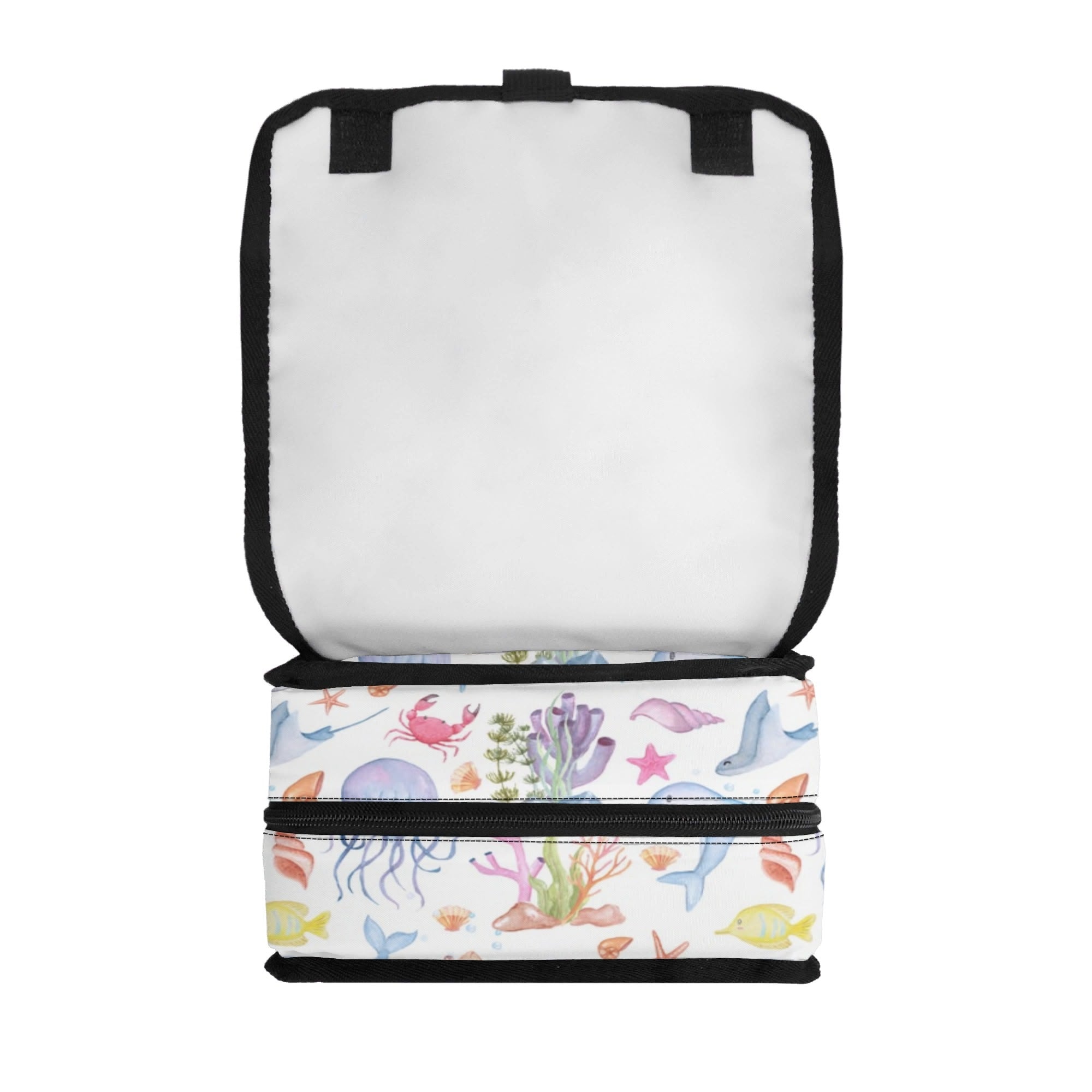 Personalised Under The Sea Flip-top Lunch Bag Personalised Flip Top Lunch Bag Ocean Printed Offshore