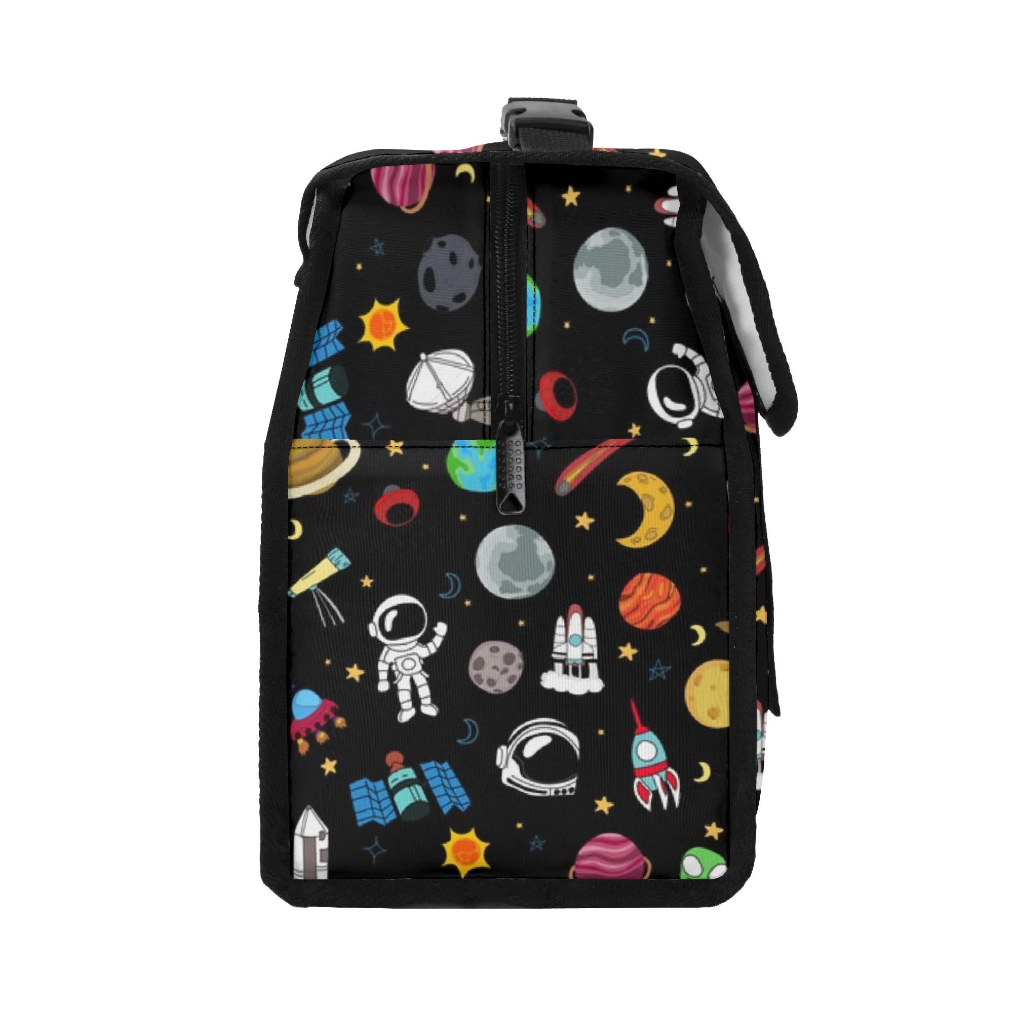 Personalised Fun Space Flip-top Lunch Bag Personalised Flip Top Lunch Bag Printed Offshore Space