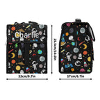Personalised Fun Space Flip-top Lunch Bag Personalised Flip Top Lunch Bag Printed Offshore Space