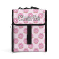 Personalised Pink Cat Doughnuts Flip-top Lunch Bag Default Title Personalised Flip Top Lunch Bag animal Food Printed Offshore