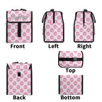 Personalised Pink Cat Doughnuts Flip-top Lunch Bag Personalised Flip Top Lunch Bag animal Food Printed Offshore