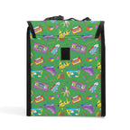 Personalised Bright 80s Flip-top Lunch Bag Personalised Flip Top Lunch Bag Printed Offshore Retro