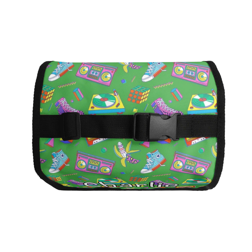 Personalised Bright 80s Flip-top Lunch Bag Personalised Flip Top Lunch Bag Printed Offshore Retro