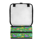 Personalised Bright 80s Flip-top Lunch Bag Personalised Flip Top Lunch Bag Printed Offshore Retro