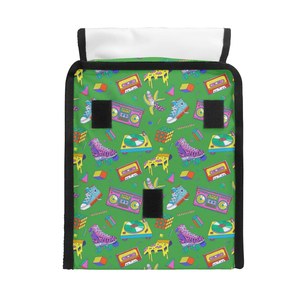 Personalised Bright 80s Flip-top Lunch Bag Personalised Flip Top Lunch Bag Printed Offshore Retro