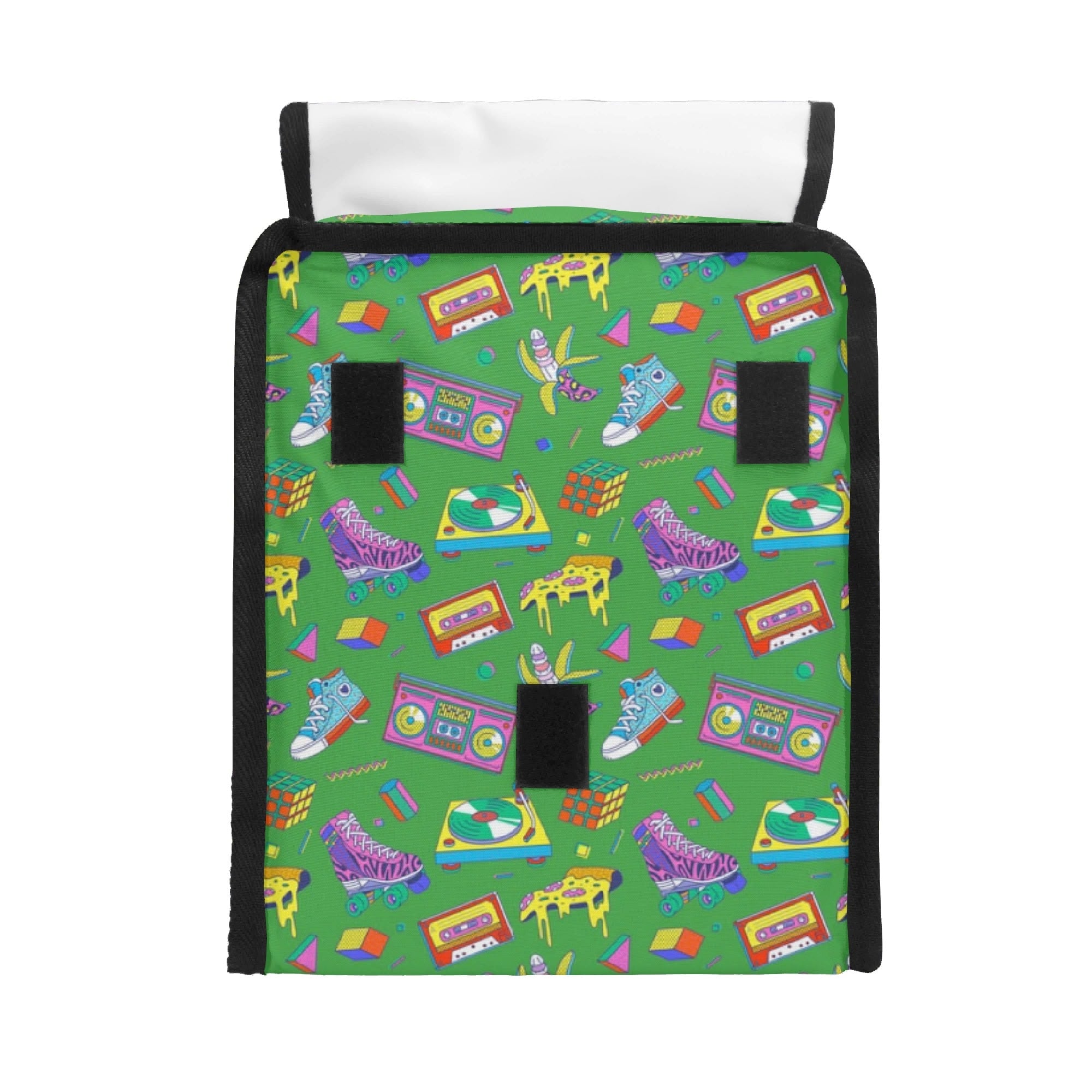 Personalised Bright 80s Flip-top Lunch Bag Personalised Flip Top Lunch Bag Printed Offshore Retro
