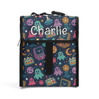 Personalised Space Arcade Flip-top Lunch Bag Default Title Personalised Flip Top Lunch Bag Games Printed Offshore Retro Space