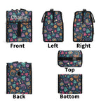 Personalised Space Arcade Flip-top Lunch Bag Personalised Flip Top Lunch Bag Games Printed Offshore Retro Space