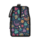 Personalised Space Arcade Flip-top Lunch Bag Personalised Flip Top Lunch Bag Games Printed Offshore Retro Space