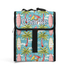 Personalised Summer Surf Flip-top Lunch Bag Default Title Personalised Flip Top Lunch Bag Printed Offshore Surf