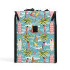 Personalised Summer Surf Flip-top Lunch Bag Personalised Flip Top Lunch Bag Printed Offshore Surf