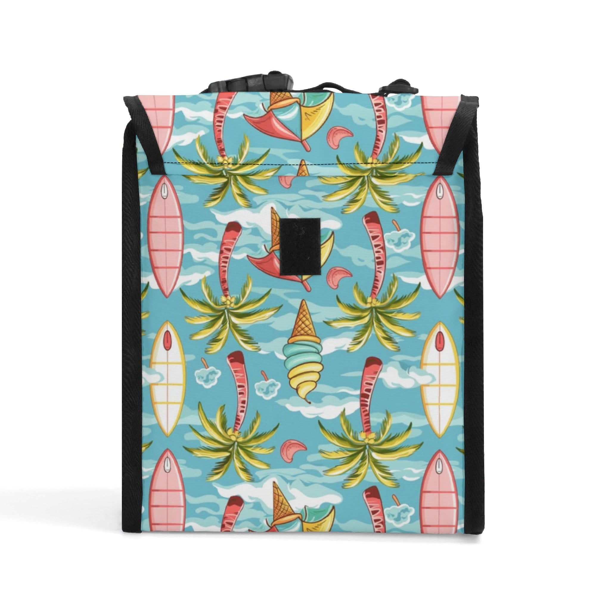 Personalised Summer Surf Flip-top Lunch Bag Personalised Flip Top Lunch Bag Printed Offshore Surf