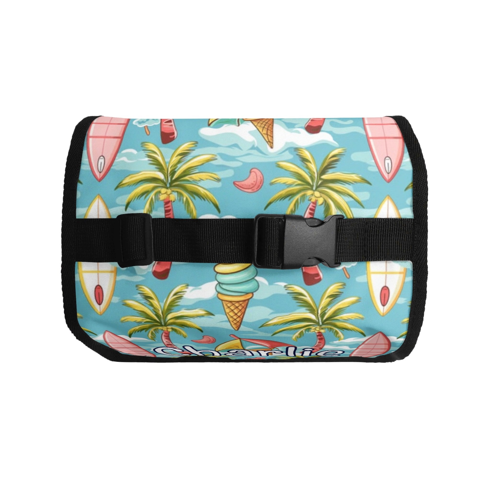 Personalised Summer Surf Flip-top Lunch Bag Personalised Flip Top Lunch Bag Printed Offshore Surf