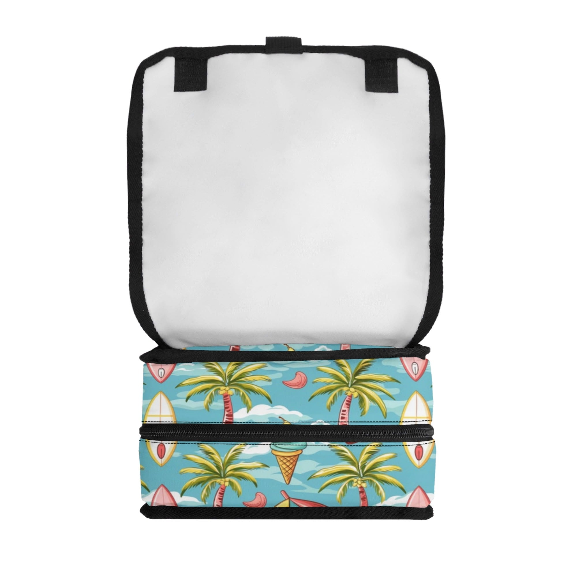 Personalised Summer Surf Flip-top Lunch Bag Personalised Flip Top Lunch Bag Printed Offshore Surf