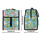 Personalised Summer Surf Flip-top Lunch Bag Personalised Flip Top Lunch Bag Printed Offshore Surf