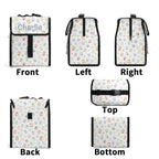 Personalised Paw Print Flip-top Lunch Bag Personalised Flip Top Lunch Bag animal Printed Offshore