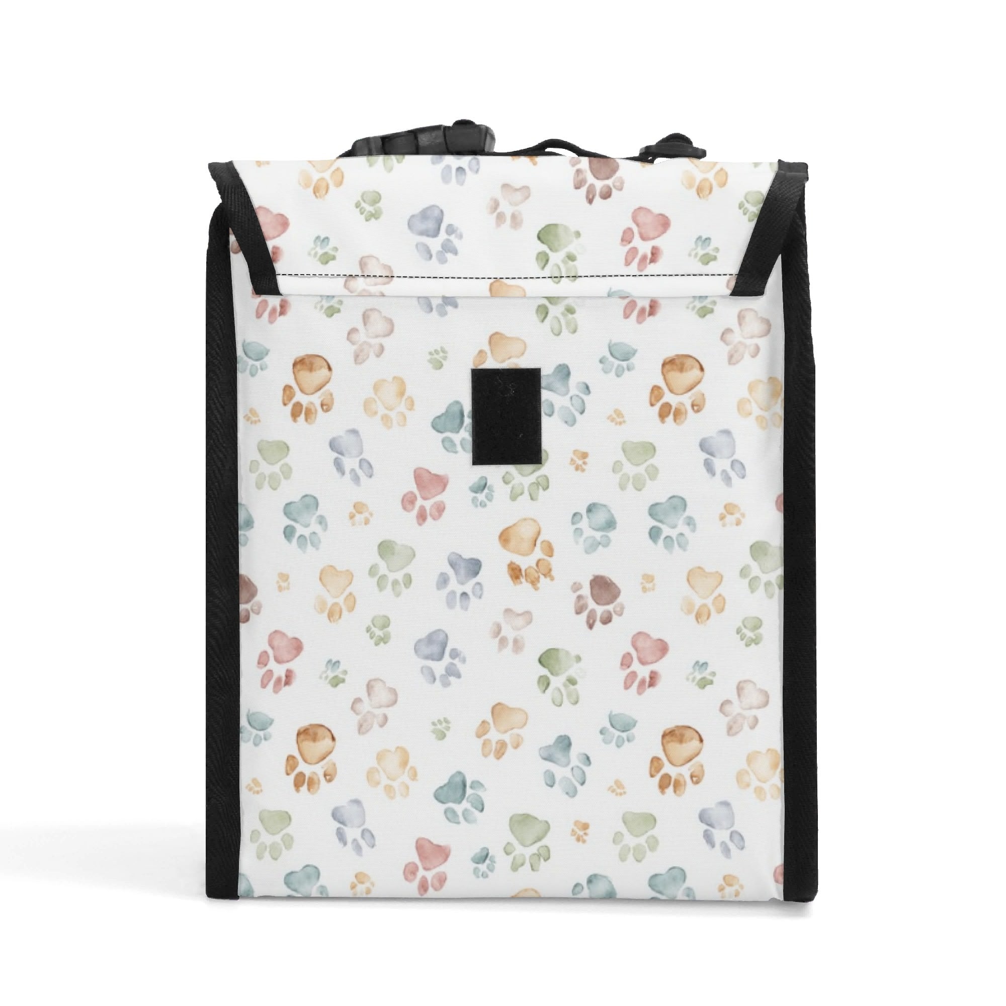 Personalised Paw Print Flip-top Lunch Bag Personalised Flip Top Lunch Bag animal Printed Offshore