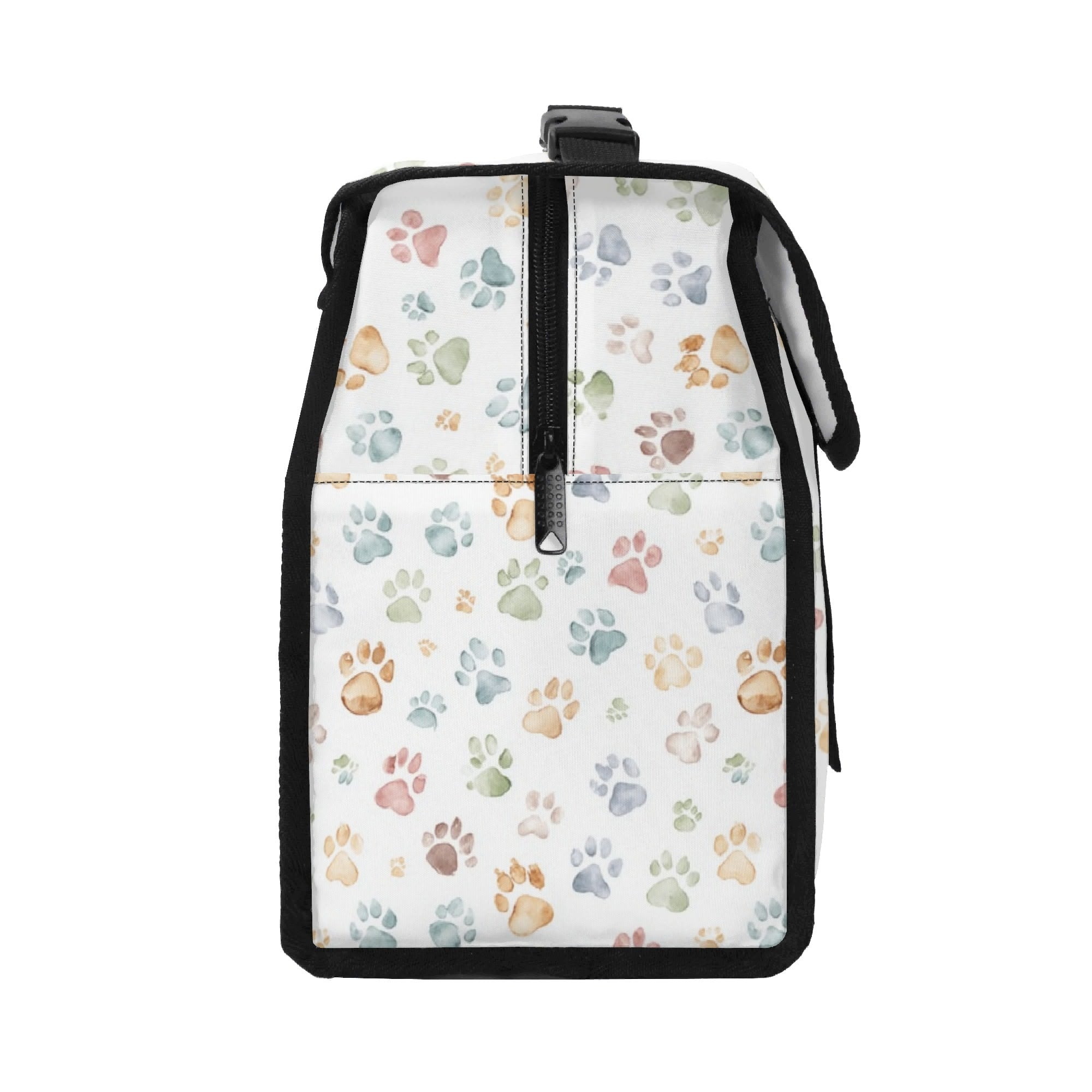 Personalised Paw Print Flip-top Lunch Bag Personalised Flip Top Lunch Bag animal Printed Offshore
