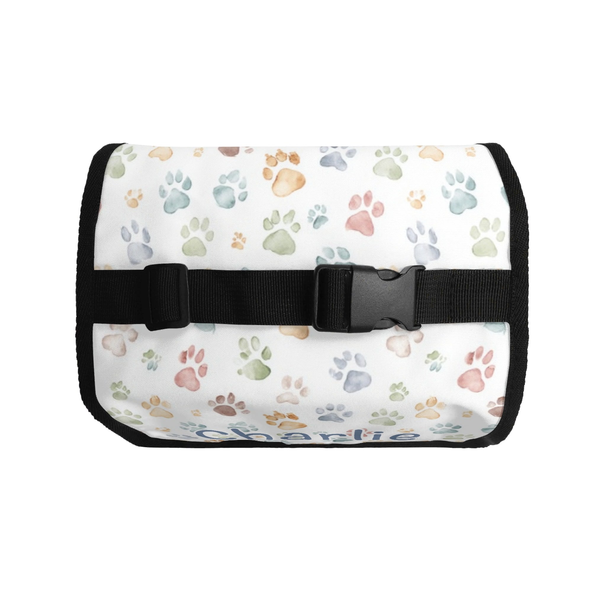 Personalised Paw Print Flip-top Lunch Bag Personalised Flip Top Lunch Bag animal Printed Offshore