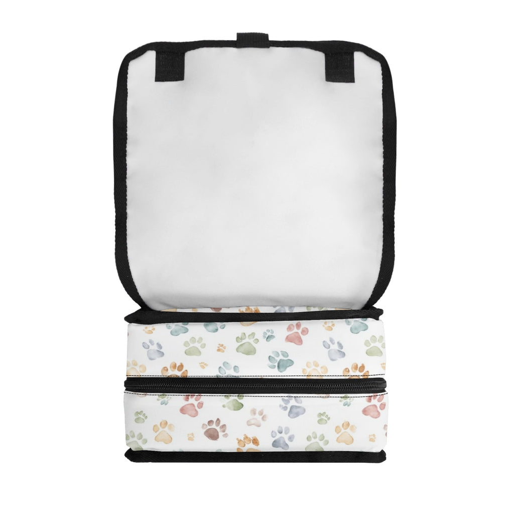 Personalised Paw Print Flip-top Lunch Bag Personalised Flip Top Lunch Bag animal Printed Offshore
