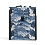 Personalised Japanese Waves Flip-top Lunch Bag Personalised Flip Top Lunch Bag Ocean Printed Offshore