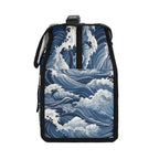 Personalised Japanese Waves Flip-top Lunch Bag Personalised Flip Top Lunch Bag Ocean Printed Offshore