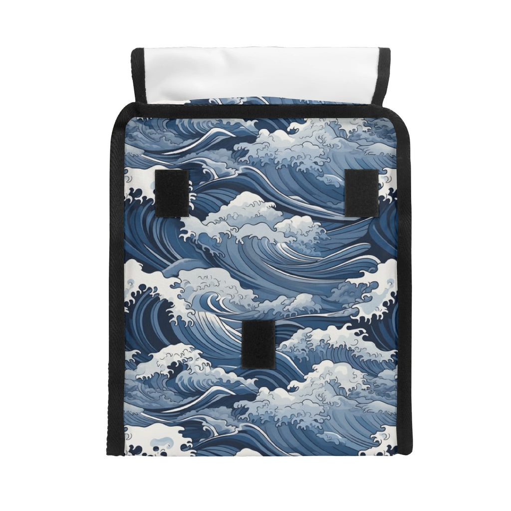 Personalised Japanese Waves Flip-top Lunch Bag Personalised Flip Top Lunch Bag Ocean Printed Offshore