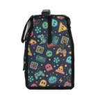 Personalised Video Game Flip-top Lunch Bag Personalised Flip Top Lunch Bag Games Printed Offshore Retro