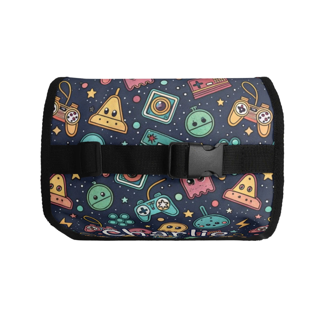 Personalised Video Game Flip-top Lunch Bag Personalised Flip Top Lunch Bag Games Printed Offshore Retro