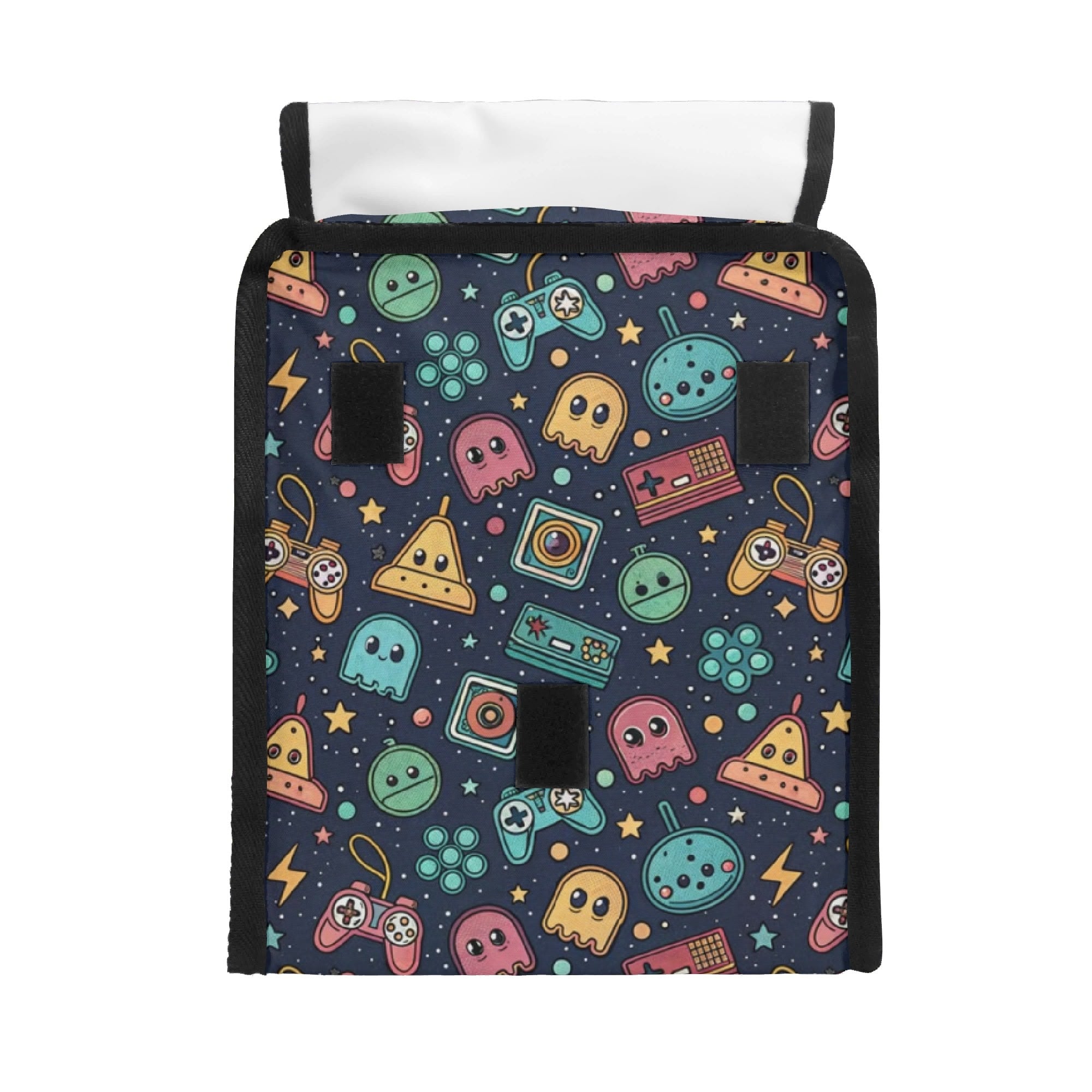 Personalised Video Game Flip-top Lunch Bag Personalised Flip Top Lunch Bag Games Printed Offshore Retro