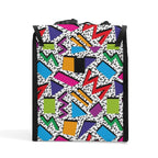 Personalised Graphic 80s Flip-top Lunch Bag Personalised Flip Top Lunch Bag Printed Offshore Retro