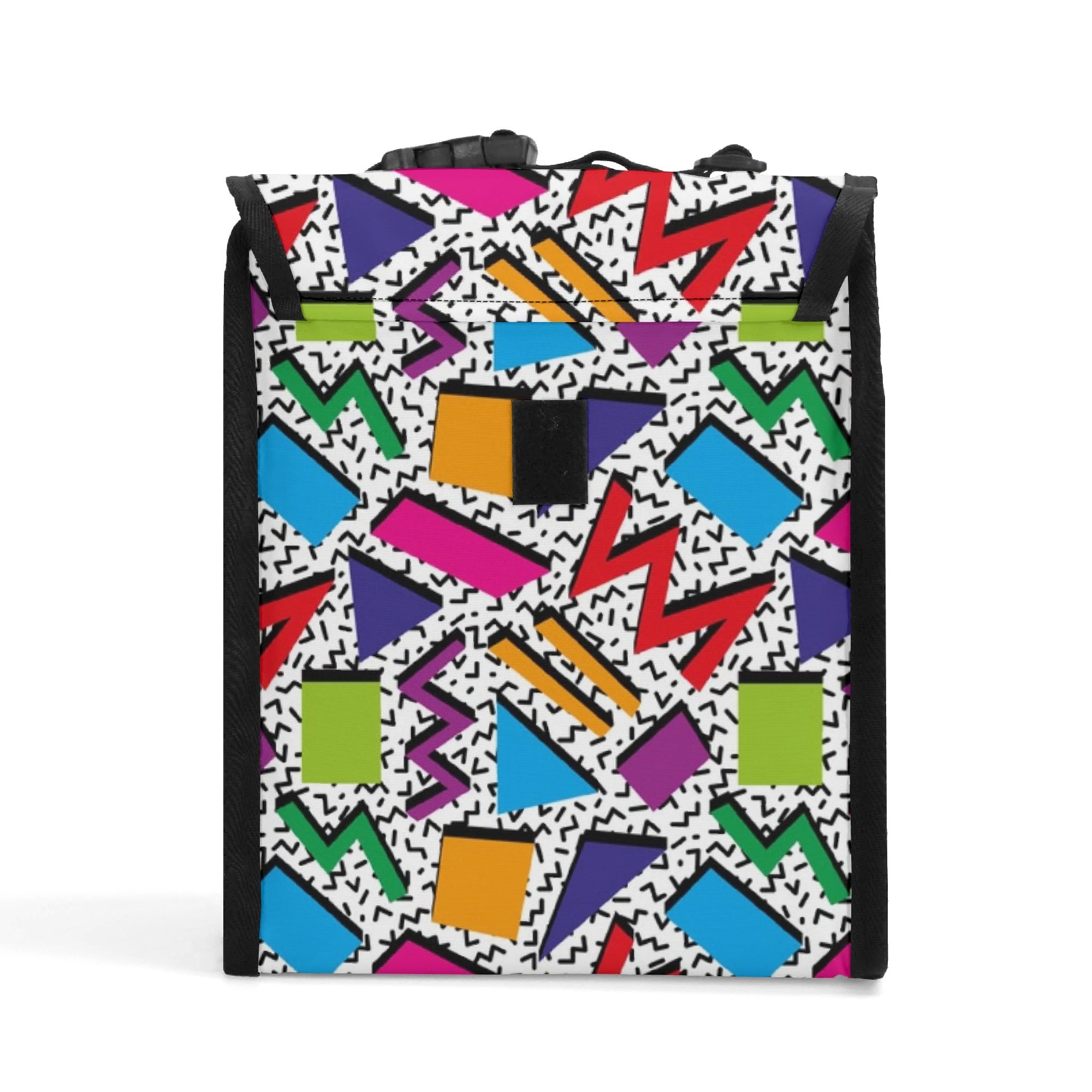 Personalised Graphic 80s Flip-top Lunch Bag Personalised Flip Top Lunch Bag Printed Offshore Retro