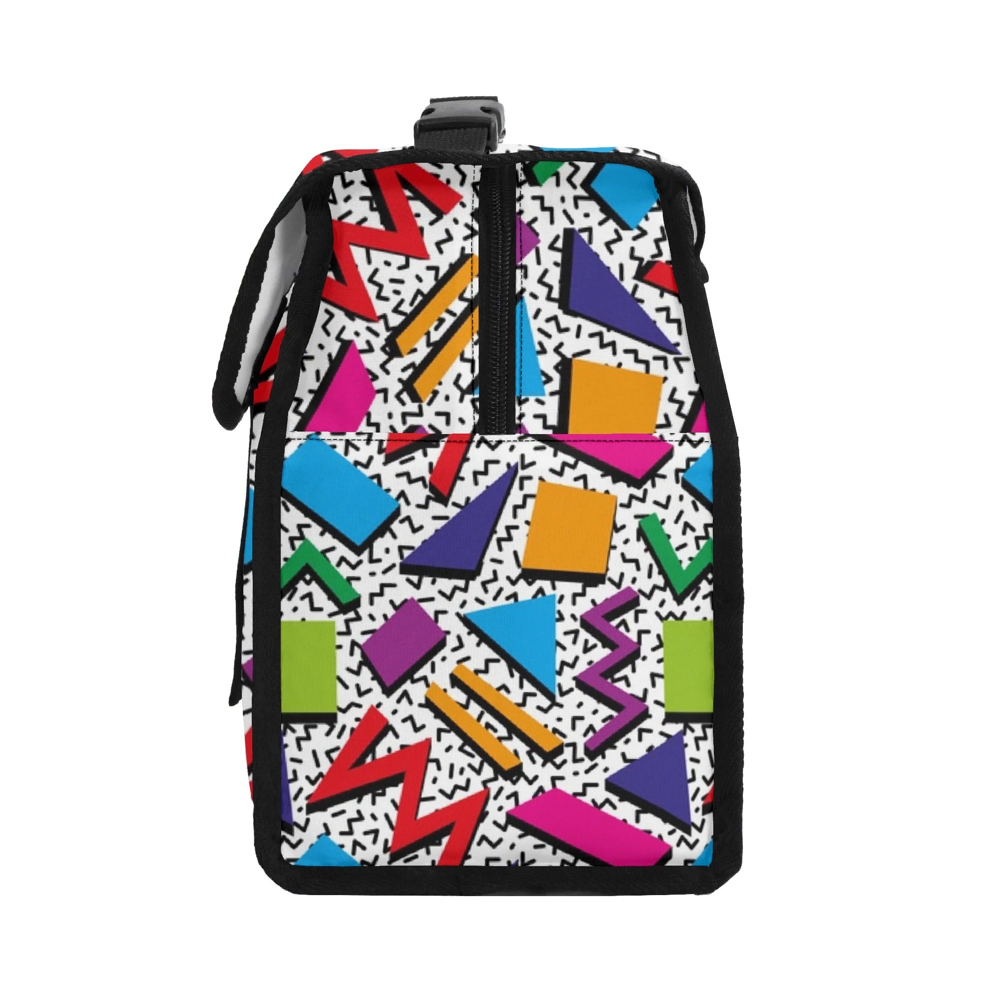 Personalised Graphic 80s Flip-top Lunch Bag Personalised Flip Top Lunch Bag Printed Offshore Retro