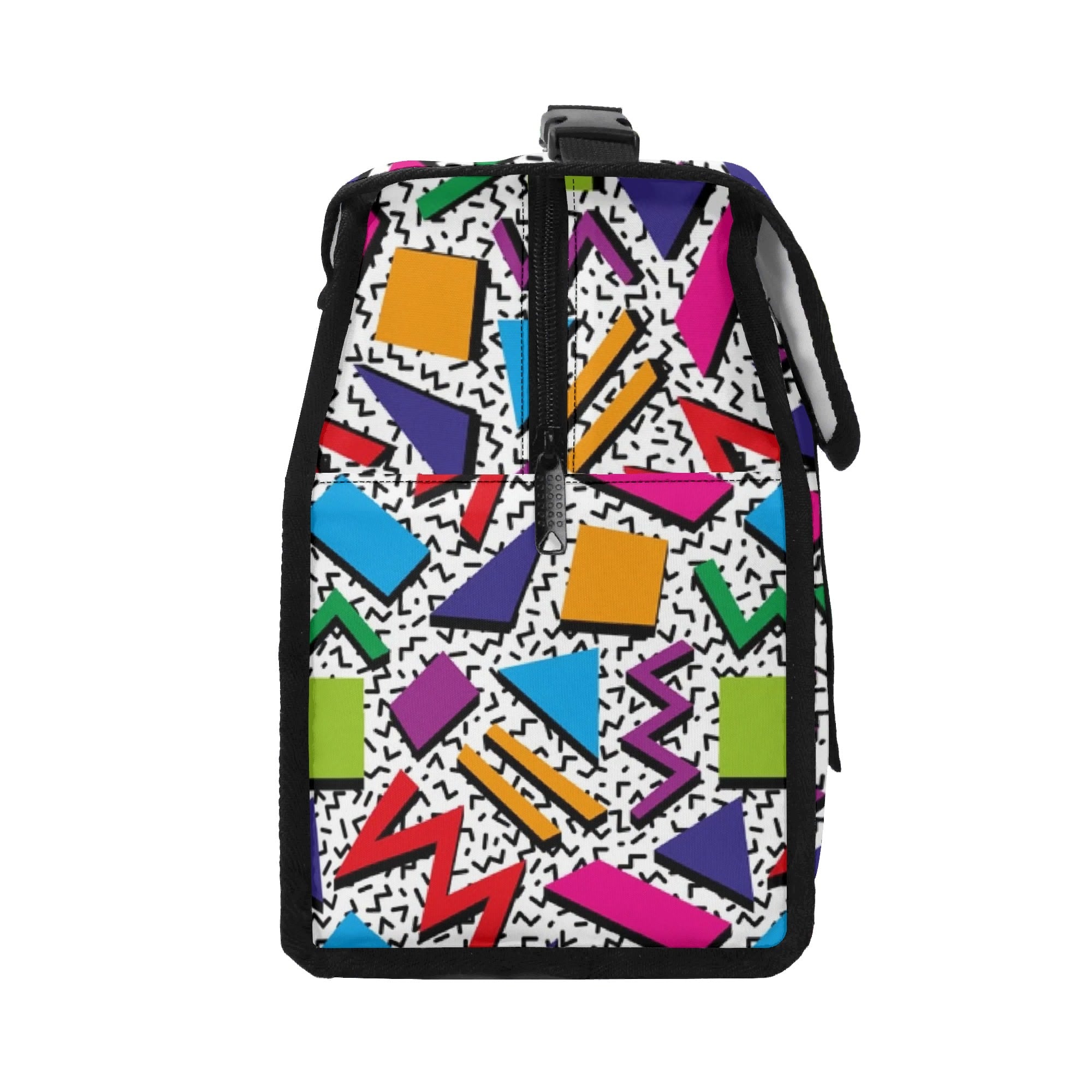 Personalised Graphic 80s Flip-top Lunch Bag Personalised Flip Top Lunch Bag Printed Offshore Retro