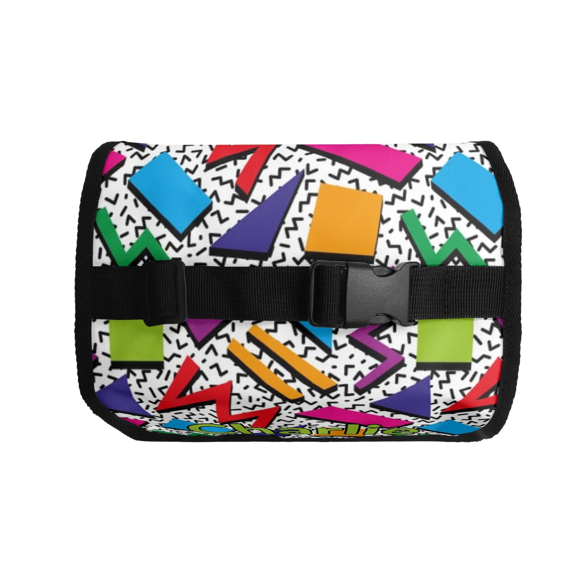 Personalised Graphic 80s Flip-top Lunch Bag Personalised Flip Top Lunch Bag Printed Offshore Retro