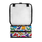 Personalised Graphic 80s Flip-top Lunch Bag Personalised Flip Top Lunch Bag Printed Offshore Retro
